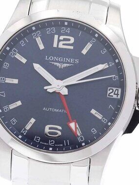 LONGINES Conquest L3.687.4 GMT Date Navy Dial Automatic Men's Watch_949253